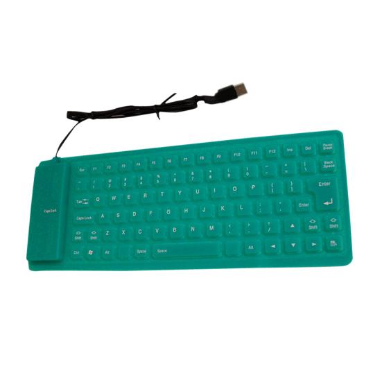 85 Keys USB Wired Waterproof Folding Silicone Keyboard for PC Laptop Notebook