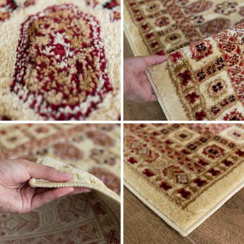 Sayan Sayan Bohara Pattern Kitchen/Hallway Rug, Legend III, 80x240cm, Beige, Wilton