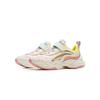Li Ning Kids Trendy Versatile Shock Absorption Low Top Casual Shoes Kids sneaker Pink White YKCU206-6