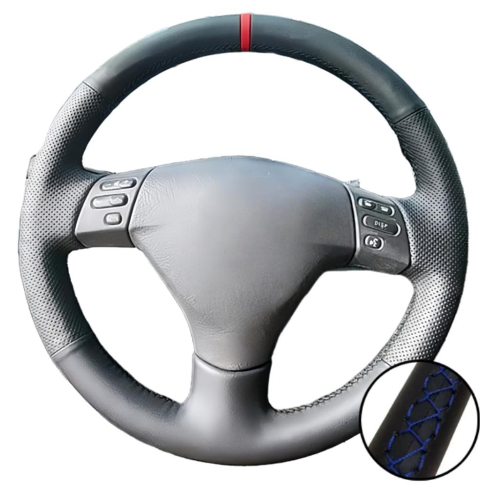 Car Interior Hand Stitched Artificial Leather RX330 RX400h RX400 Toyota Corolla Verso Camry Steering Wheel Cover For Lexus
