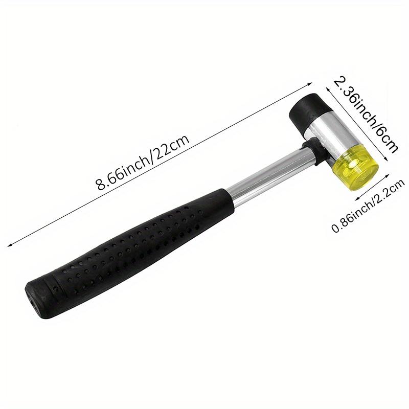 Leather Snap Fasteners Kit Metal Button Press with Hammer Installation Tools for DIY Leather Craft Project