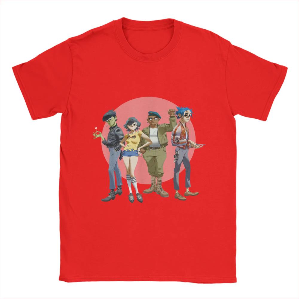Gorillazs Cotton Printed T Shirt for Unisexs Summer Y2K Casual Women TShirts ONeck Hipster Tee Shirt Plus Size Pattern Clothes