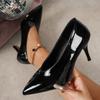 Purple High Heels Women's Stiletto 2025 New Spring and Autumn Banquet Light Mouth Sexy Pointed Toe Single Shoes