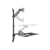 Equip 650170 Supporto a Parete per Monitor 17-32" VESA 100x100 8kg Regolabile