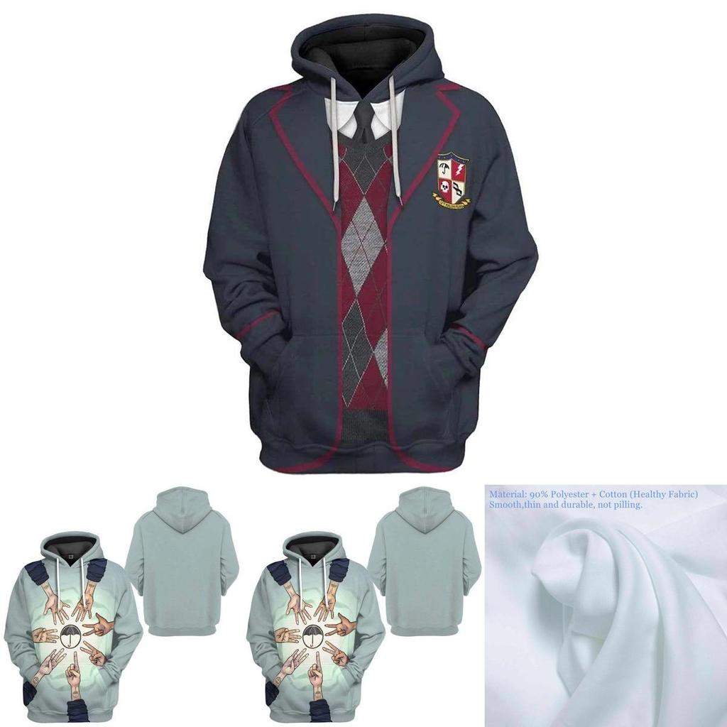 The Umbrella Academy Costume Hooded Jacket Soft And Comfortable Pullover Sweatshirt