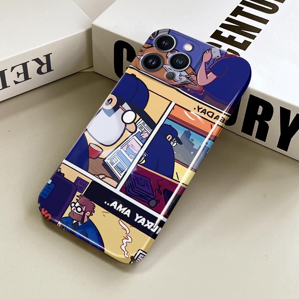 All-inclusive Film Phone Case Cartoon Fashion Design Hard Shell Full Cover Camera Protection Case for iPhone Samsung Xiaomi Poco Redmi Huawei Honor