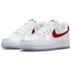 Nike Air Force 1 Low Satin - White Gym Red Women Sneakers DX6541-100