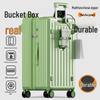 "Durable 24-Inch Trolley Suitcase with Cup Holder & Sturdy Lock for Men and Women"
