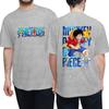 2025 ONE PIECE Animation Cut Fun Printing Summer Men and Women Pure Cotton T-shirt Street Casual Comfortable Trend T-shirt