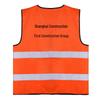 Reflexní bezpečnostní vesta Shanghai Construction pro inženýry a stavební týmy