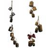 Metal Christmas Cow Bells Vintage Tranquil Wind Chimes  Christmas Tree Decoration