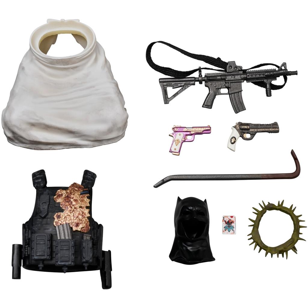 Medicom Toy MAFEX 247 KNIGHTMARE THE JOKER JUSTICE LEAGUE acțiune pictată înălțime aproximativă 155mm Nu. (ZACK SNYDER'S Ver.) Figură fără scară,