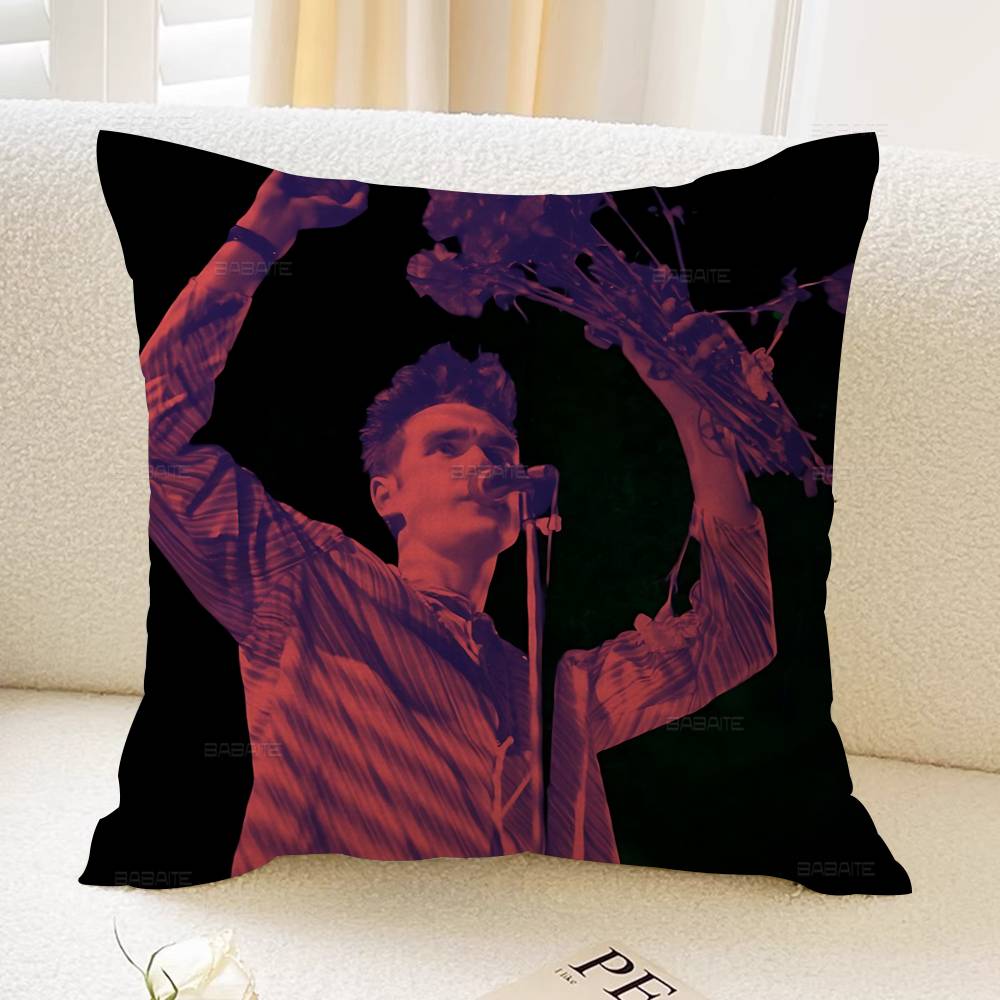 Rock Band S-Smiths Pillow Gift Home Office Decoration Bedroom Sofa Car Cushion Cover Case 45x45