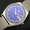 JAPAN VINTAGE SEIKO 5 AUTOMATIC MENS BLUE COLOR DIAL WATCH a701618-5 R206c-a701618