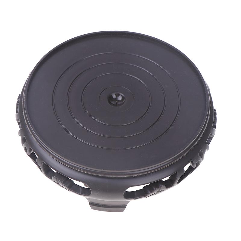 Deep Brown Carving Wooden Look Plastic Base Tray Flowerpot Holder Round Square Multi-Functional Teapot Vase Fish Tank Base