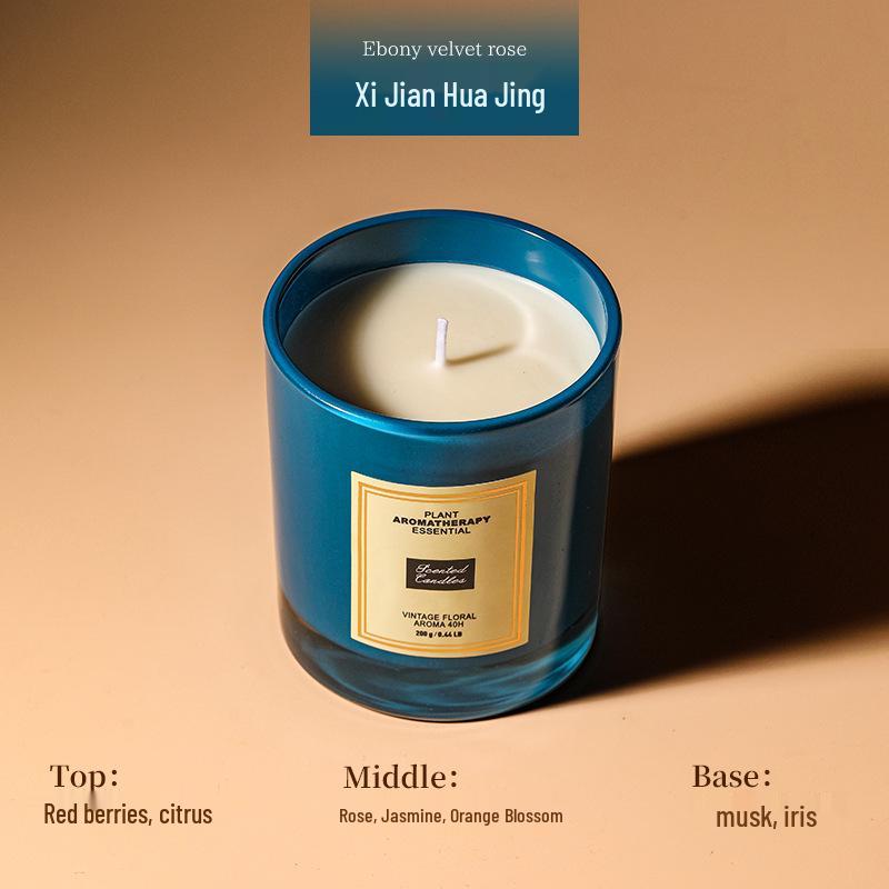 Soy Wax Aroma Candle Gift Box for Birthdays, Weddings, and Parties – Long-Lasting Indoor Fragrance with a High-End Feel, Customizable Design