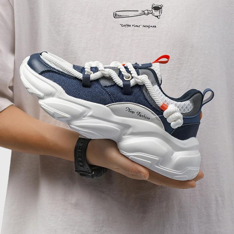 

Athletic Shoe White Canvas Chaussure Hommes Comefortable New Man Sneakers Shoes Men in Men s Casual Shoes Microfiber Anti Slip 7 39 синій