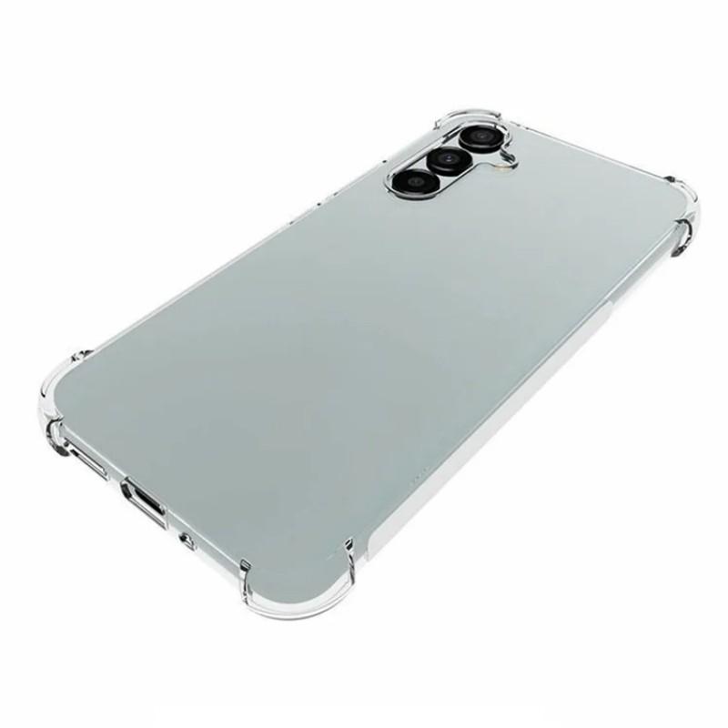 For Samsung Galaxy A54 5G Back Cover WANLONFENG TM Series 2.0mm Clear TPU Phone Case (Big Lens Hole)