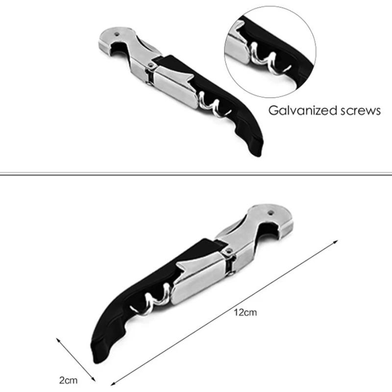 Multifunktionaler Edelstahl-Flaschenöffner Hippocampus Bierflaschenöffner Outdoor-Handwerkzeug mit Mini-Festklingenmesser