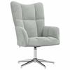 VidaXL Relaxation Chair Recliner Chair Relaxation Seat Lounge Chair Living Room Interior Grey 328117