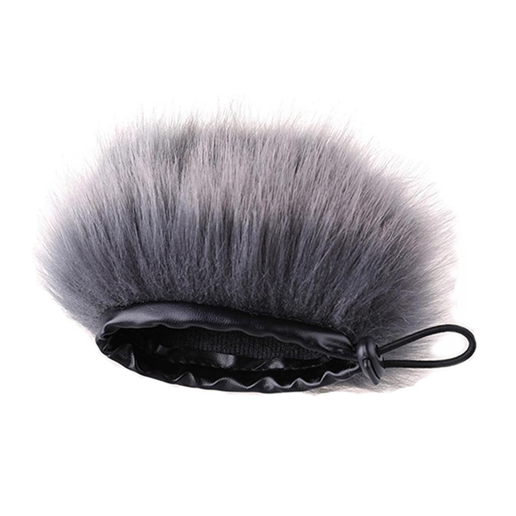 ZYKEJJDDAK Outdoor Faux Fur Microphone Wind Screen Sleeve for Zoom H1N Handheld Recorder