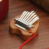 Solid Wood 8-Note Mini Kalimba - Portable Beginner Thumb Piano Instrument