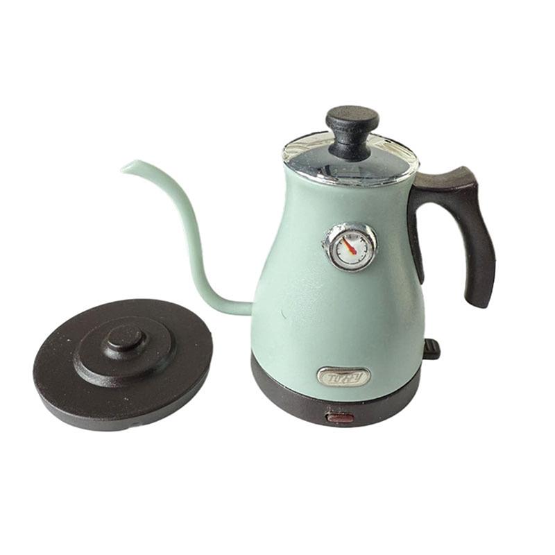 

Миниатюрная игрушка для кукольного домика, имитация чайника, модель, украшение, декоративная сцена, игрушки, кукольный домик, кухонная мебель, аксессуары, реквизит синий