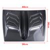 Carbon Fiber Look Universal Car Exterior Hood Vent Scoop Cover Air Intake Grille