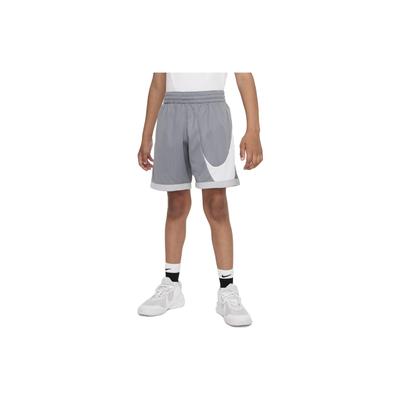 Logo Patchwork Elastic Waist Loose Basketball Shorts Kids Shorts Smoke-Gray DM8186-084