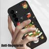 Christmas Tree Pattern Case For Samsung Galaxy S25 S24 Ultra S23 S22 Plus S21 FE A15 A16 A17 A26 A35 A36 A54 A55 A56 5G Lanyard Case Cover Funda