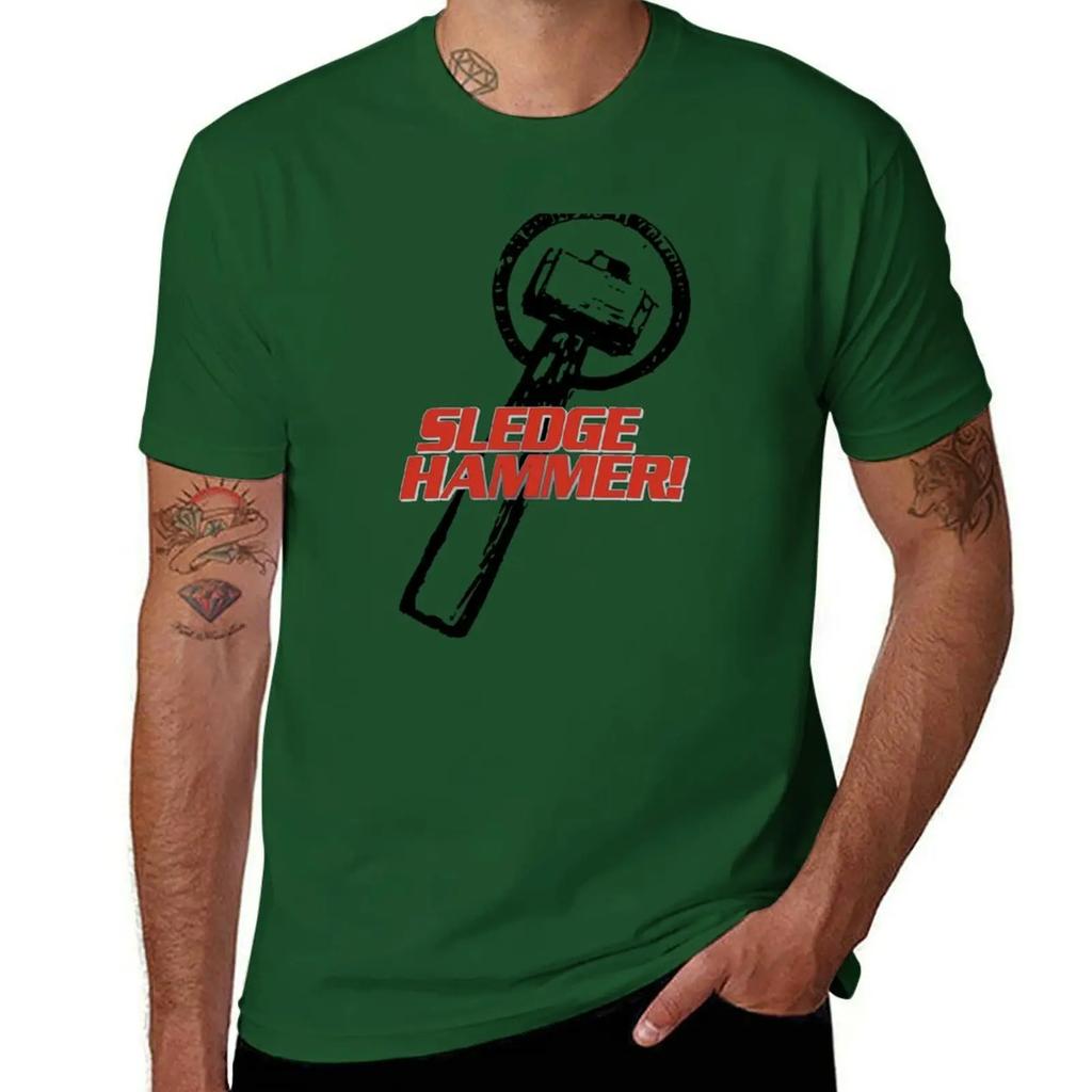 Sledge Hammer! T-Shirt Essential T Shirt Anime Tshirt Oversized T Shirt New Edition Compression Shirt Men