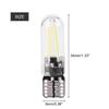 10pcs 12V W5W T10 194 Glass COB Filament LED Car Reading DRL Trunk LED Bulb White Light