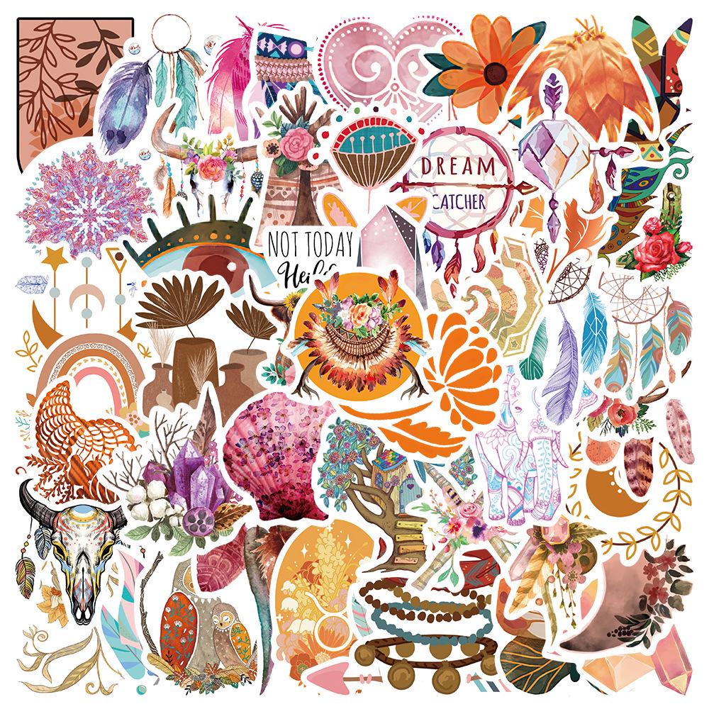 600 European & American Retro Stickers for Laptop, Journal, Phone Case, Thermos, DIY Decor