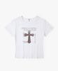 Aleubenkeulleob Cross Logo Women'S Slim Fit Short Sleeve T-Shirt