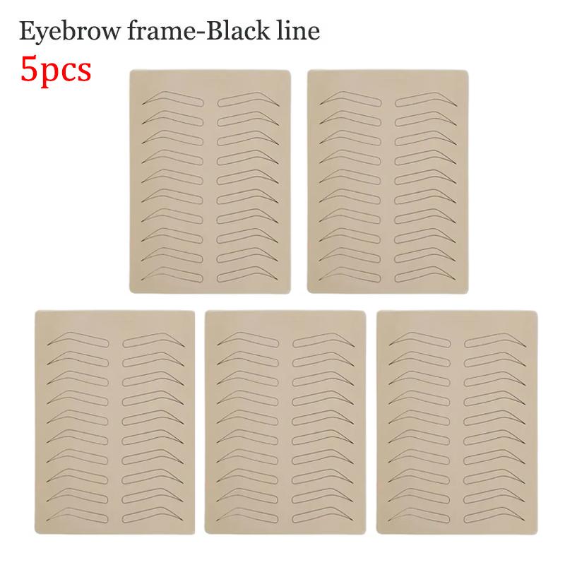 10/1Pcs Silicone Tattoo Practice Skin Blank Microblading Eyebrow Fake Skin Double-Sided for Permanent Tattoo Makeup Tools