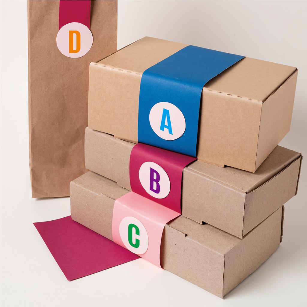 Mixed Size 1 Inch 2 Inch Alphabet Stickers Waterproof Vinyl for File Labeling Notebook Journal Industrial Use Durable