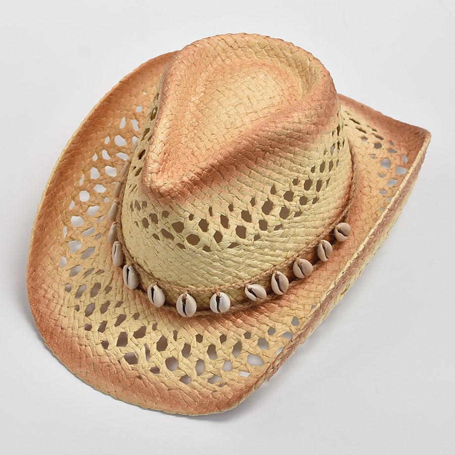 Summer Travel Straw Hat for Women Outdoor Hollow Out Breathable Beach Sun Hats Curled Wide Brim Hat
