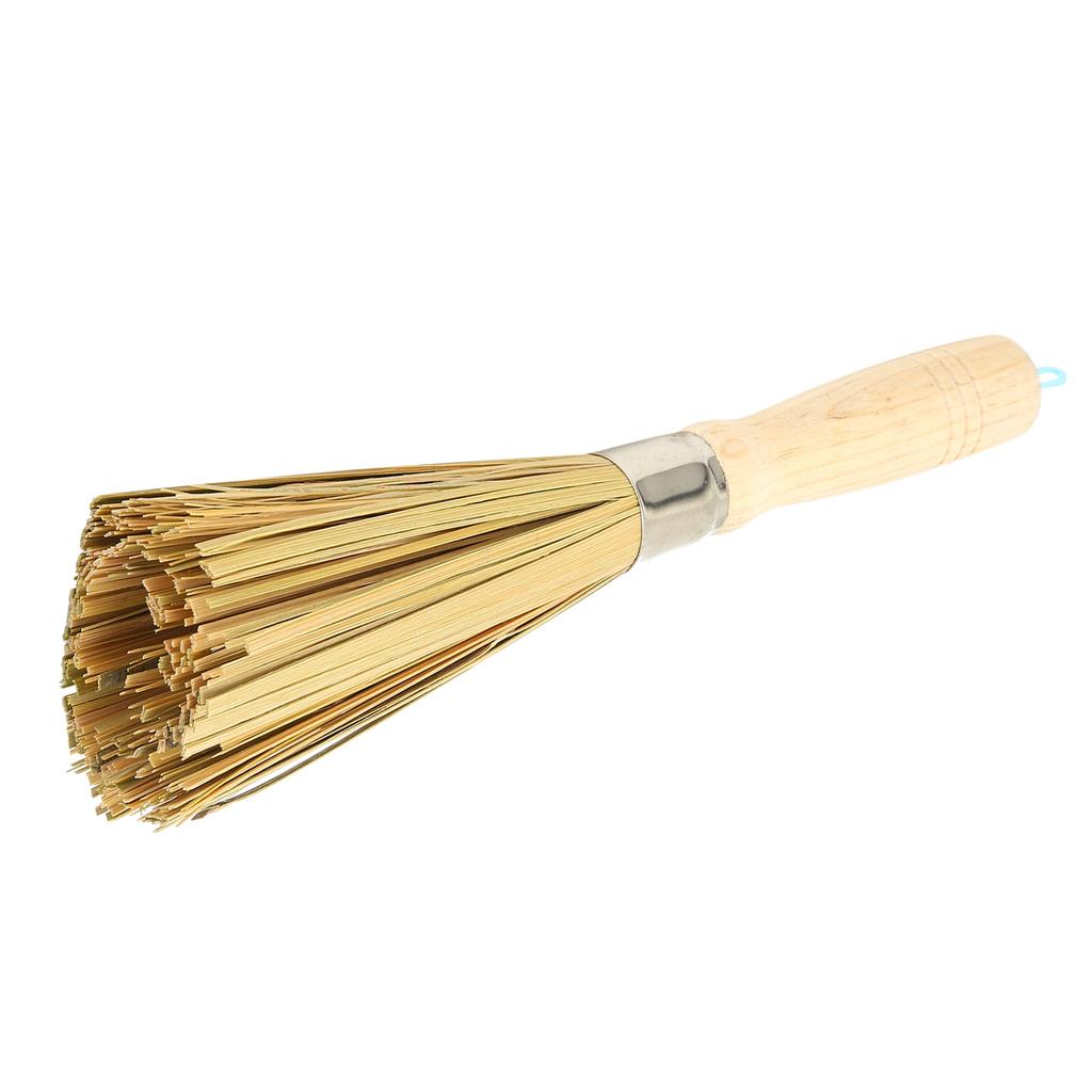 Bamboo Pot Brush Natural Bamboo Clean Cleaning Whisk Material Environmental Protection Kitchen Pan Brush for Pots Bowls
