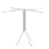 Modern Portable Drying Racks Folding Floor-standing Drying Rack Balcony Clothes Shelf Bathroom Laundry Storage Shelf with Clip