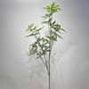 Plastic Artificial Green Planting Green Fake Branches Realistic Artificial Pachira Aquatica  Home