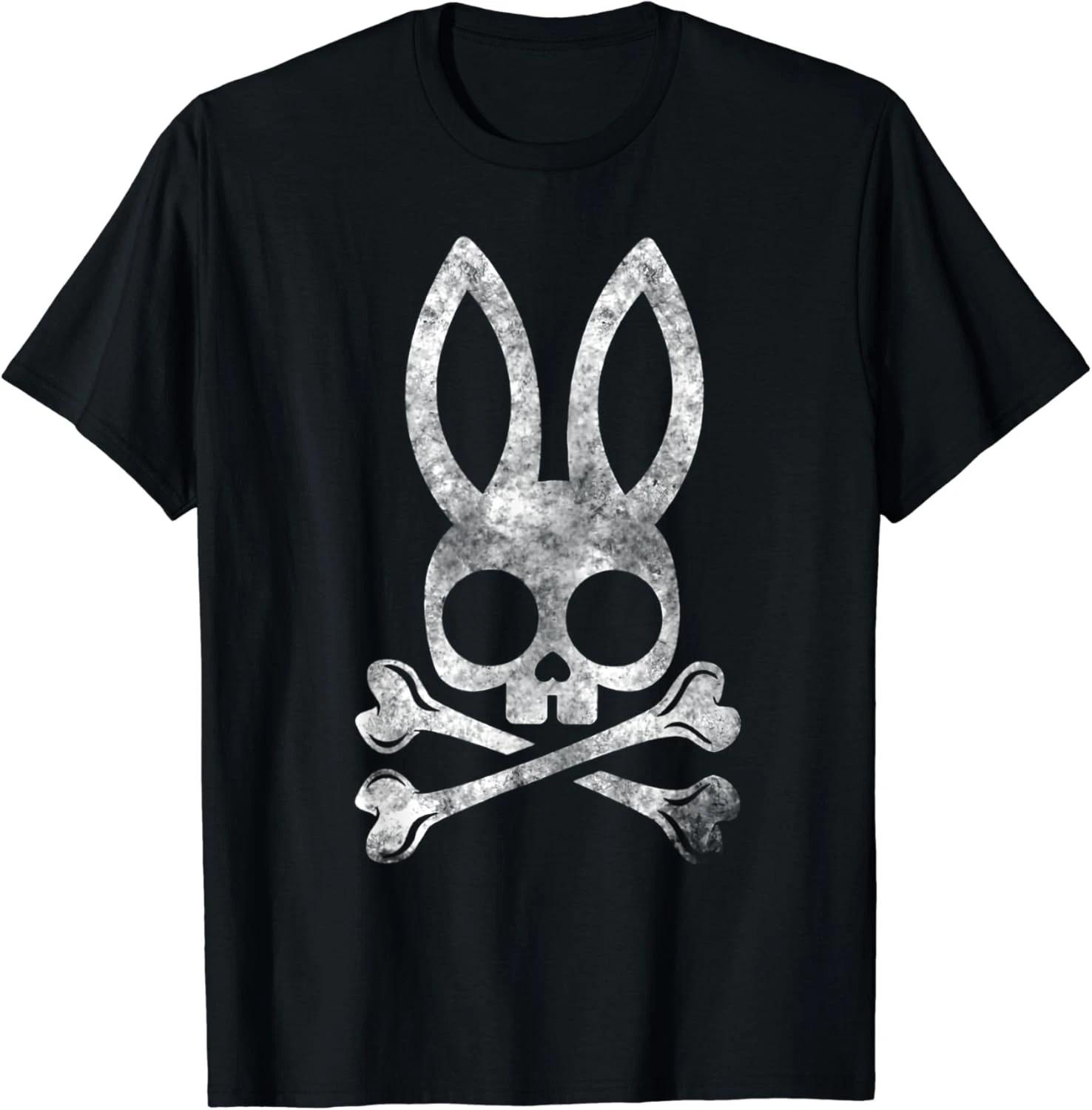 

Funny Jolly Roger Bunny Skull Crossbones Egg Hunt Easter Day T shirt L