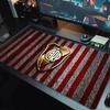 CA River Plate Mouse Pad Large Gaming Table Cushion Non-slip Laptop Tablet Big Mousepad XXL Mat Mini PC Playmat With Lock Edge_xia