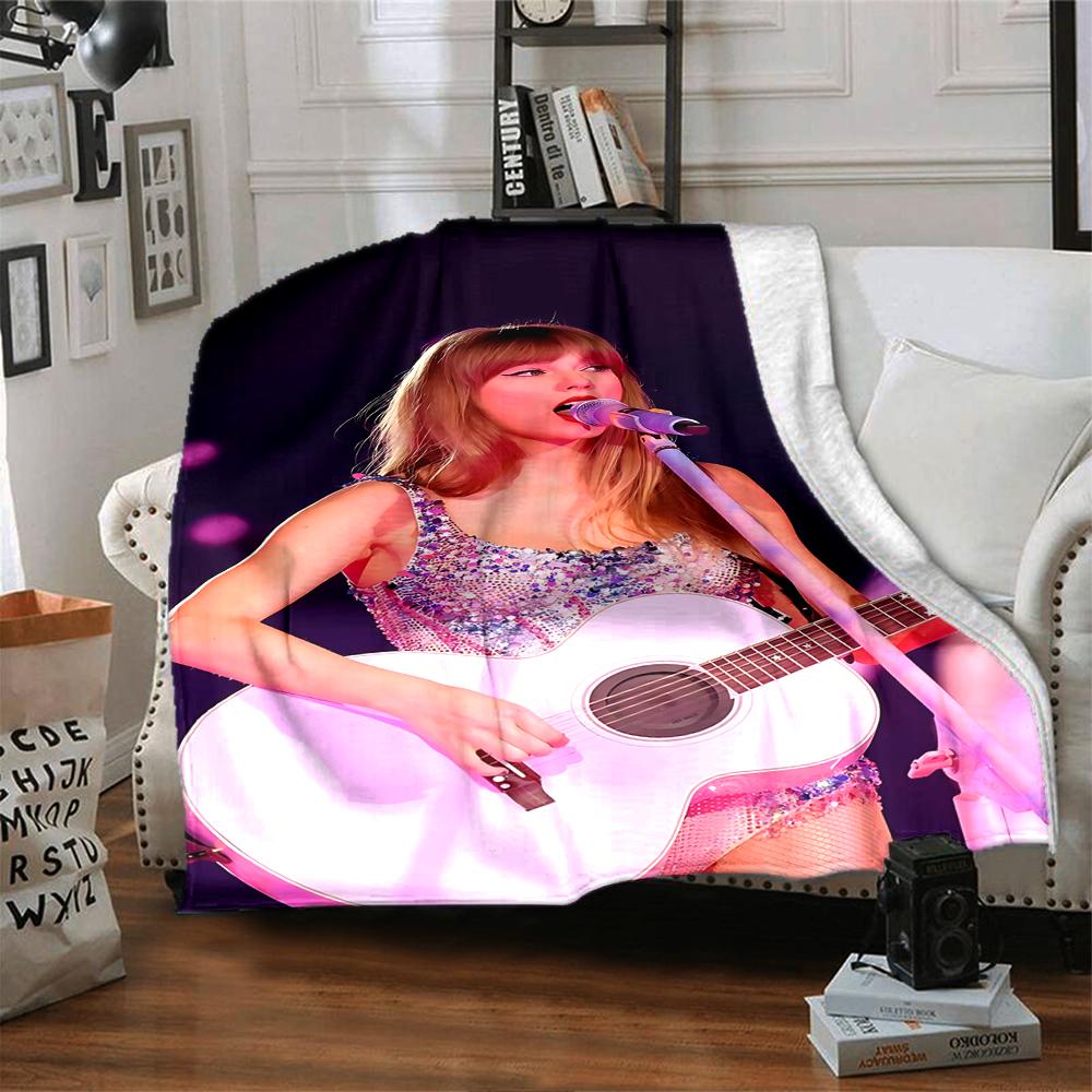 Musician Acoustic Guitar Blanket Soft Throw Blanket For Home Bedroom Bed Sofa Travel Office Solid Christmas Blanket