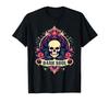 Skull Gothic Dark Banner Soul Flower Aesthetic Skull Goth T-Shirt