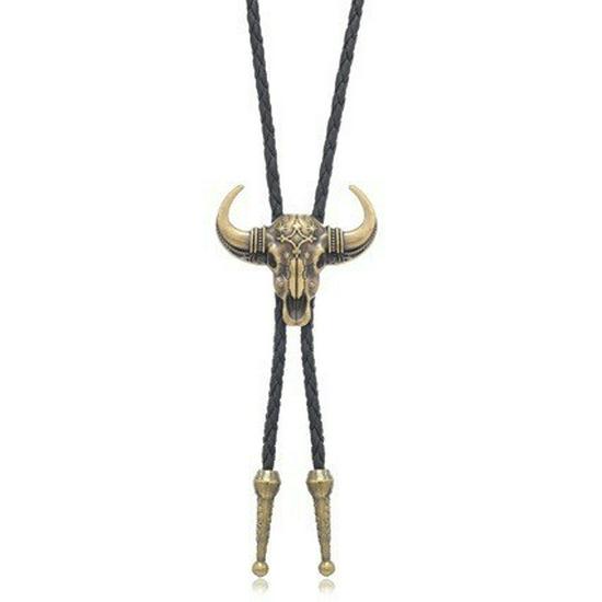 European American Cross Flower Turquoise Bolo Tie Necklace античная золотой