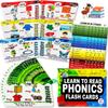 Early Reading Phonics Flash Cards Digraphs Baby Enlightenment Animal Card  Kids Education