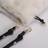 Lara Fur Drawstring Bag - Ivory (Free Gift: Lara Canvas Bag + Wool Gloves)