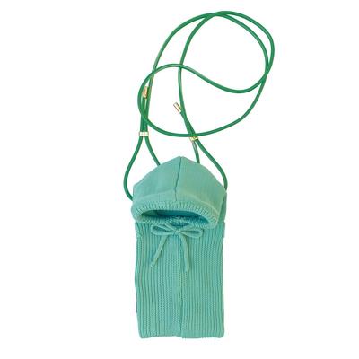 2555 Knit Parka Type Mini Pochette CJ Baby Lou [Rootote] Hoodie-A (Green)