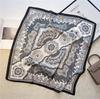 1PS Fashion Scarf For Women Classic Square Scarves Spring And Summer Headscarf Breathable Lightweight Soft Satin Neckcheif