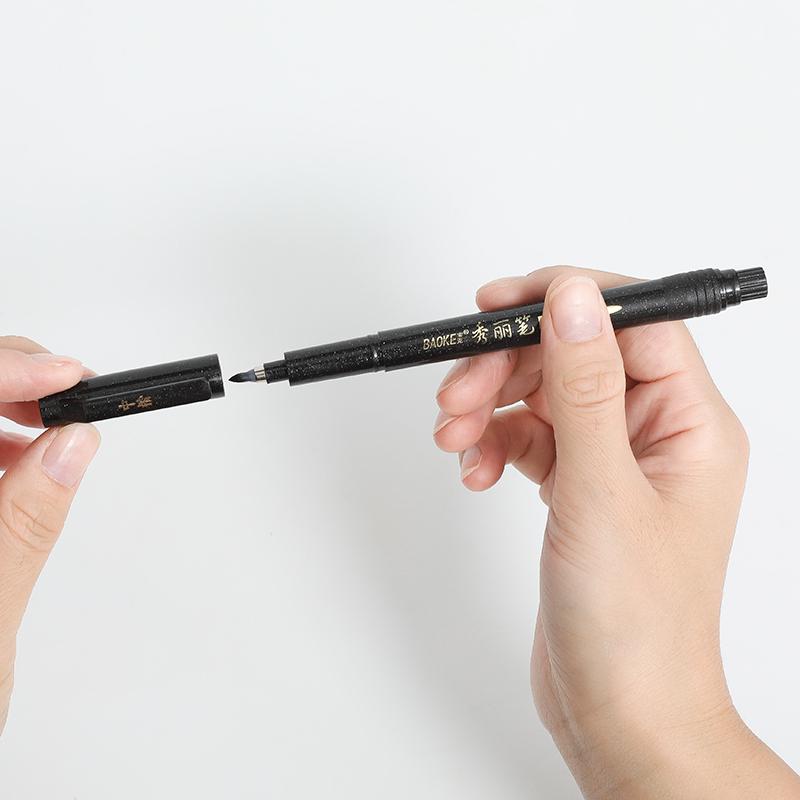 4 sztuk długopis do kaligrafii cienka średnia końcówka pędzla do ręcznego napisu rysunek pisanie podpisu sztuki A6806